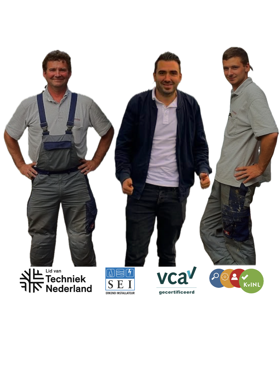 Kernteam van Installatie en loodgietersbedrijf Meulemans BV